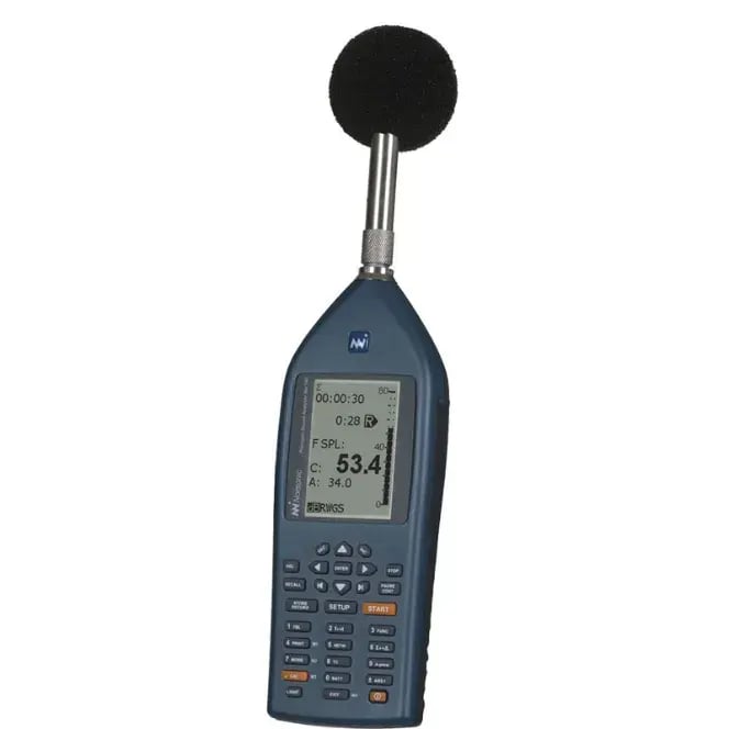 Nor140 Sound level meter with windscreen
