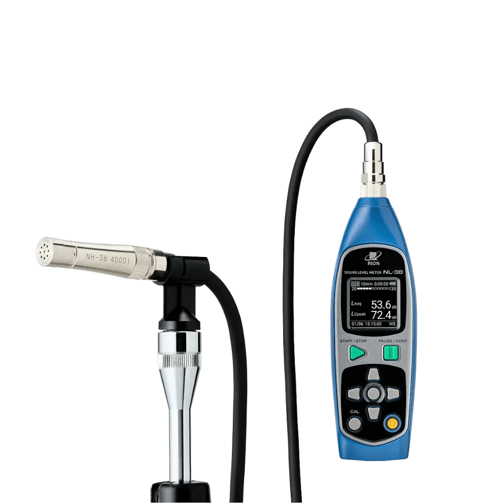 Rion NL-38 med mikrofon utendørs