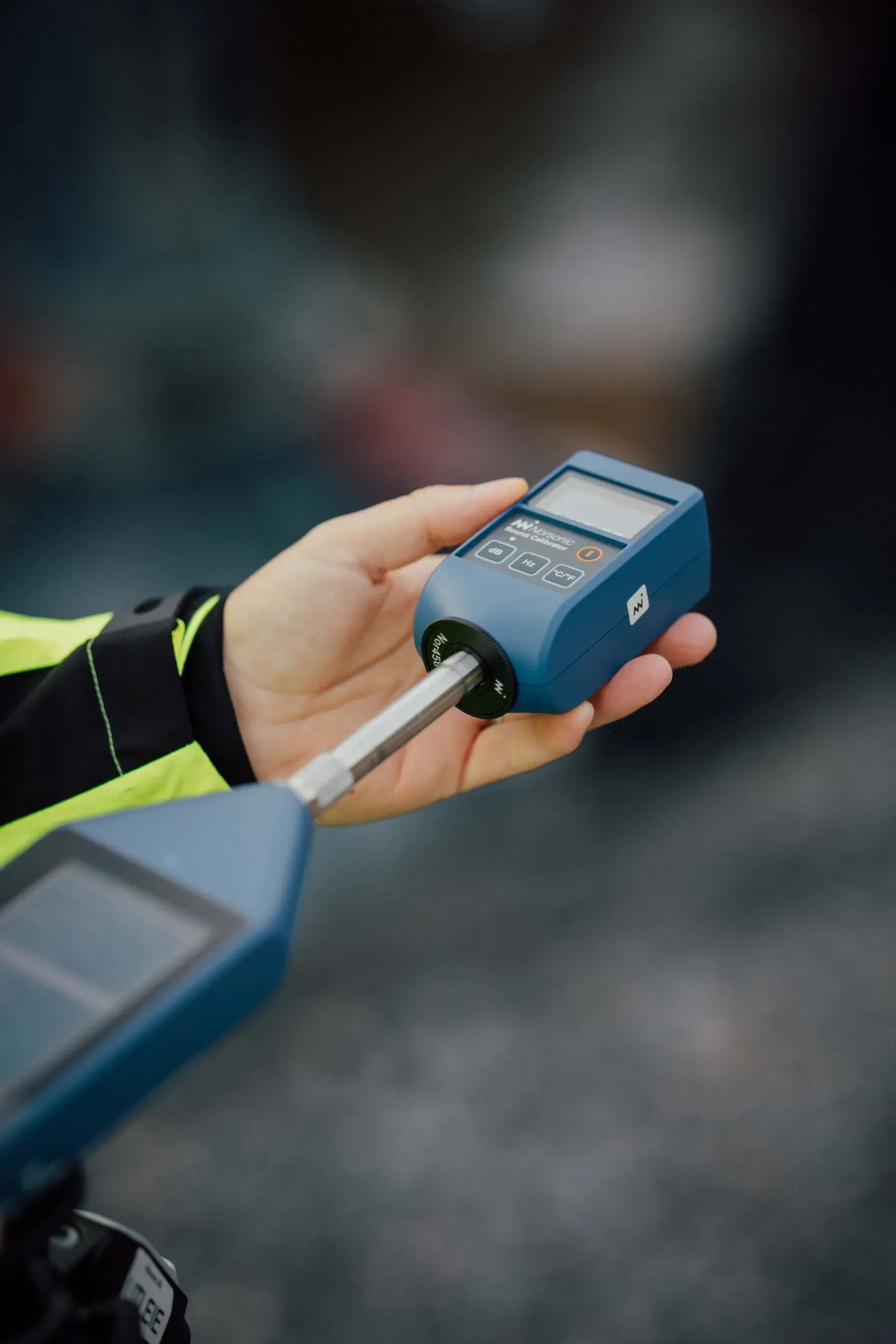 Nor1256 i bruk på en Nor145 lydmåler